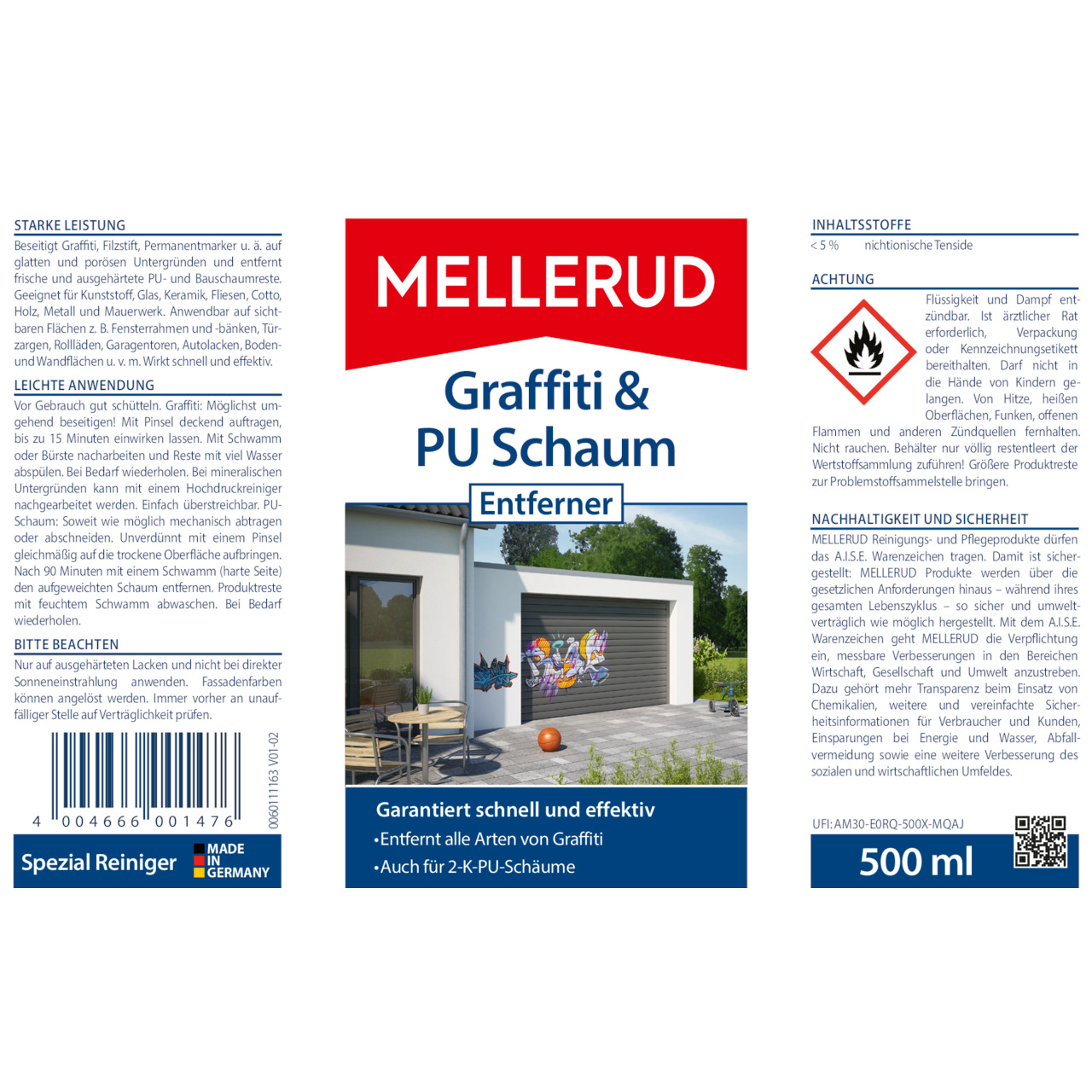 Graffiti & PU Schaum Entferner 0,5 l