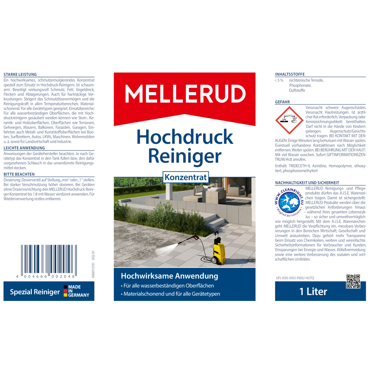 Hochdruck Reiniger Konzentrat 1,0 l