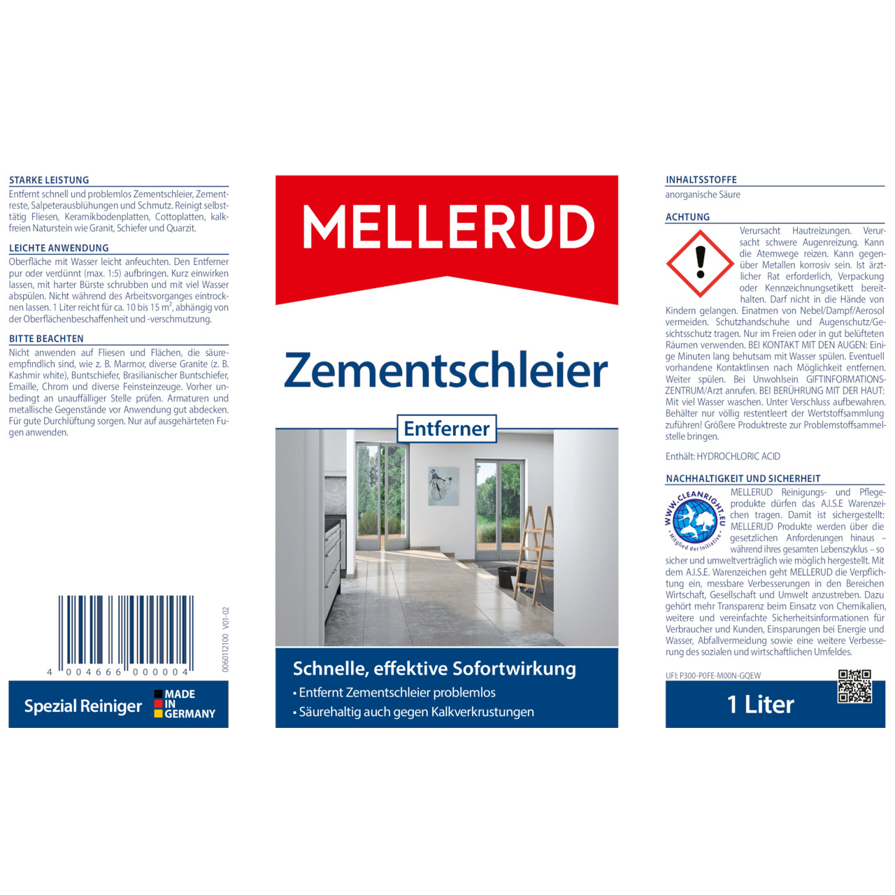 Zementschleier Entferner 1,0 l